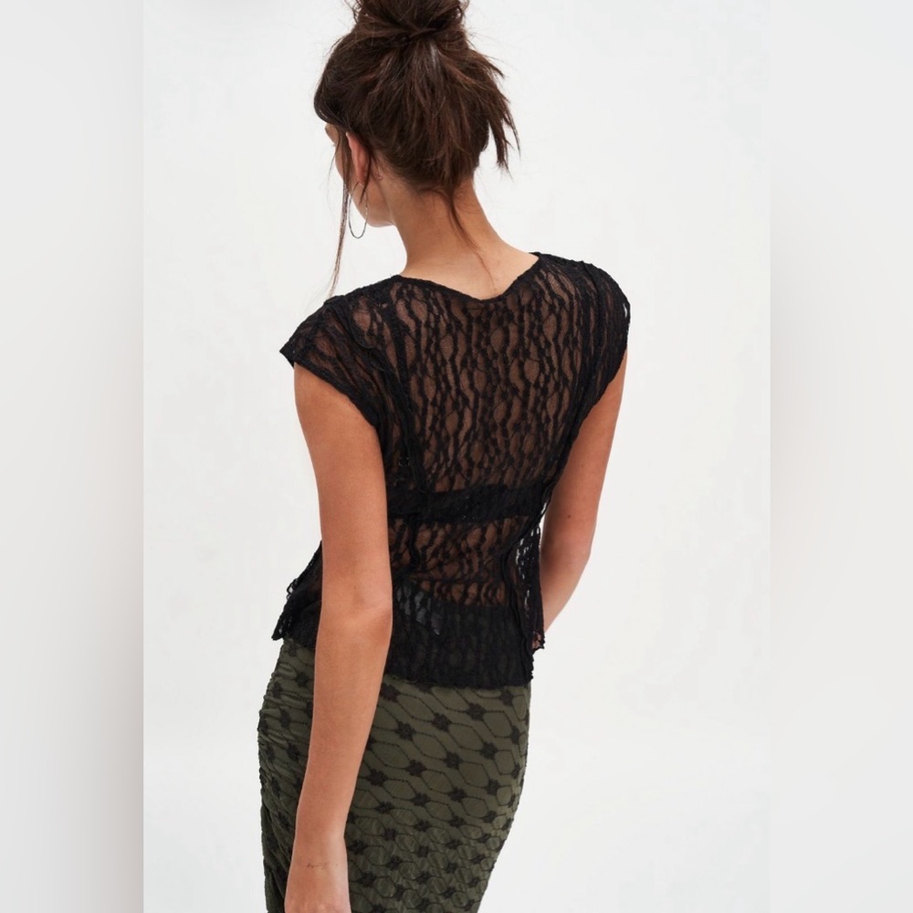 FREE PEOPLE Rimone Lace Top - Picture 2 of 11